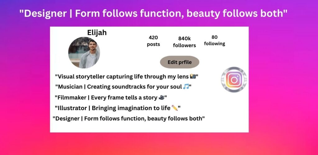 "Designer | Form follows function, beauty follows both"