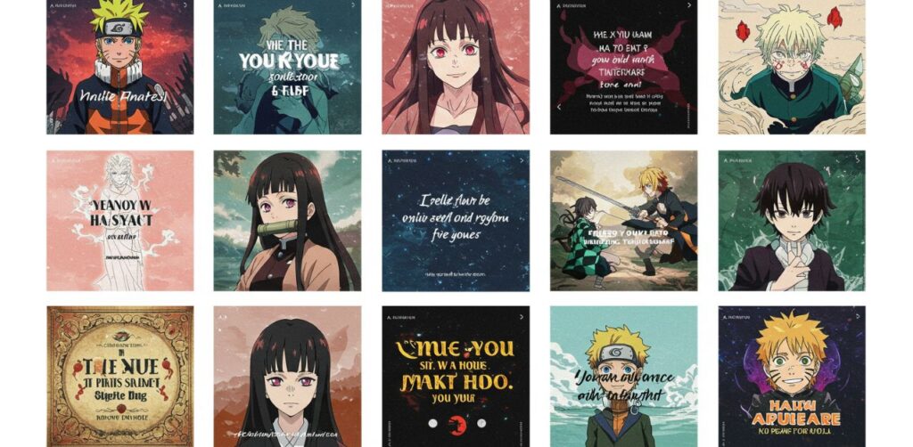 Anime Quote Bios for Your Instagram Profile