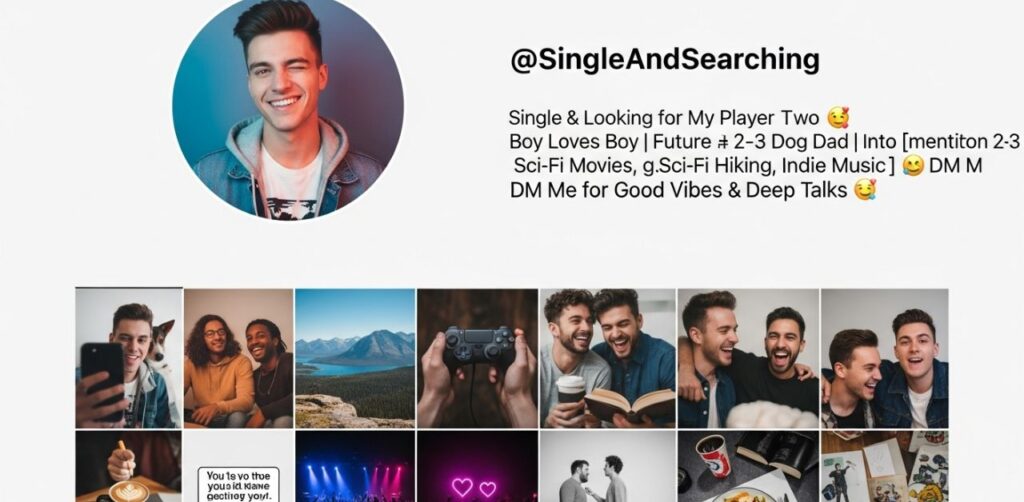Single and Looking Instagram Bio for Boys Love