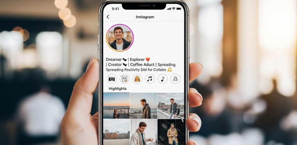 Stylish Instagram Bio for Boys with Emojis