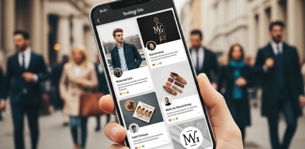Instagram Bio Examples for Business Boy Fashion Entrepreneurs