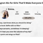 200+ Funny Instagram Bio for Girls