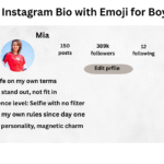 Best Instagram Bio with Emoji for Boy