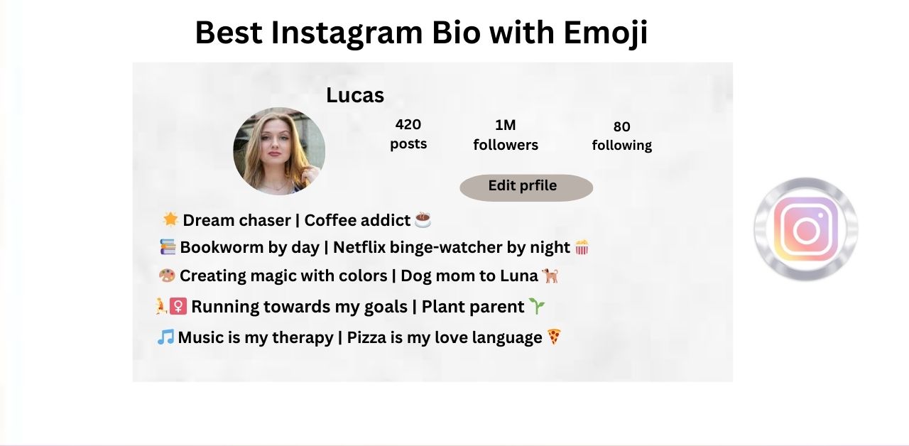 Best Instagram Bio with Emoji