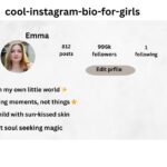 Cool Instagram Bio for Girls